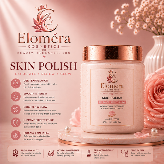 Eloméra Skin Polish  Exfoliate, Renew & Reveal Radiant Skin