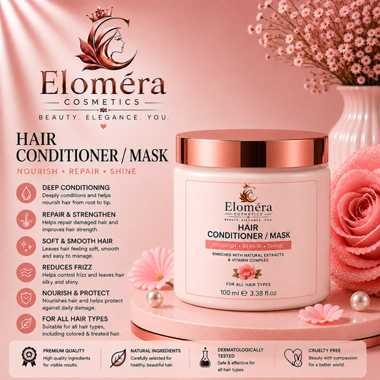 Eloméra Hair Conditioner / Mask  Nourish, Repair & Shine | Natural Extracts & Vitamin Complex | 100ml
