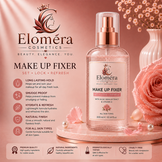 Eloméra Make Up Fixer  Long-Lasting Makeup Setting Spray | Hydrate, Set & Refresh | 300ml