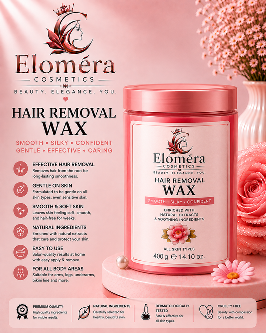 Eloméra Cosmetics Hair Removal Wax | Smooth • Silky • Confident