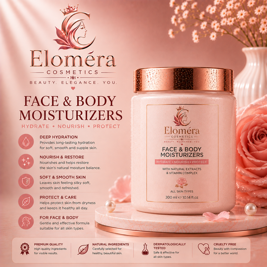 Eloméra Face & Body Moisturizers  Deep Hydration, Nourishment & Glow